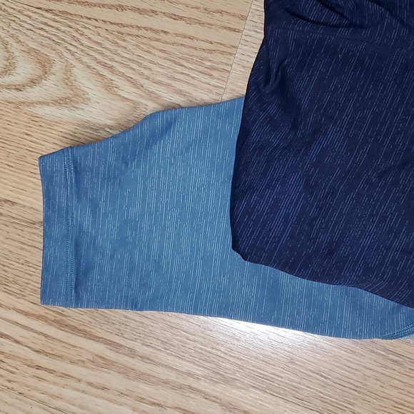 OV TechSweat Tri-Color Leggings Blue XL - Picture 12 of 13
